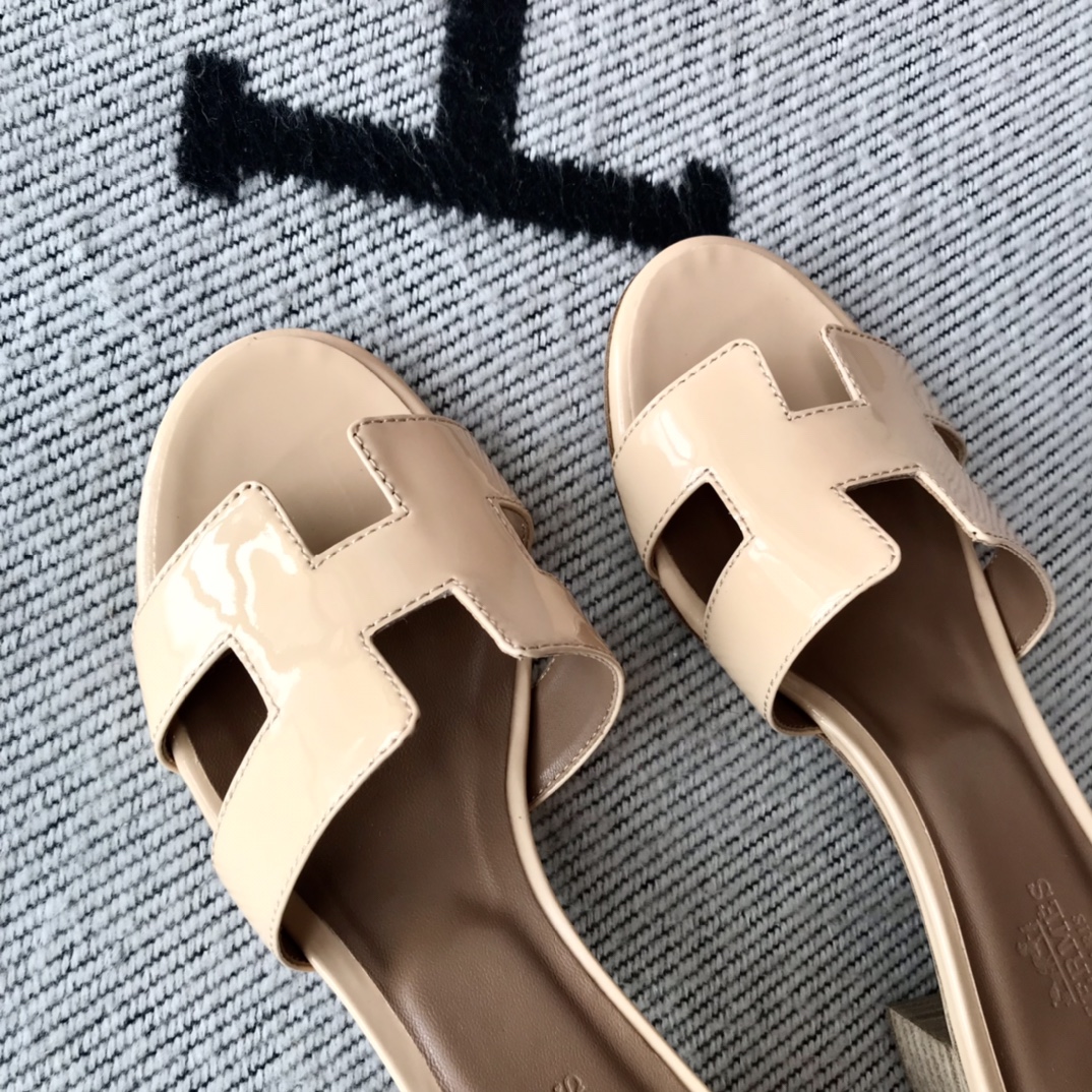 에르메스 올수공 오아시스 슬리퍼 샌들 페이던트 15